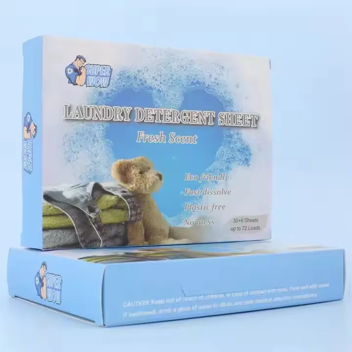 2024 Customized Laundry Tablets Concentrated Instant Eco-Friendly Laundry tablets Disposable Fragrance Laundry Detergent Sheets