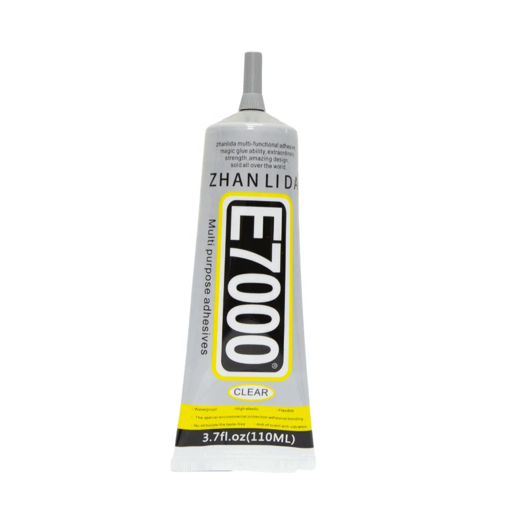 e7000 110ml super glue resin epoxy liquid clear contact fabric glue tube diy decorative arts craft repair plush toy ceramics
