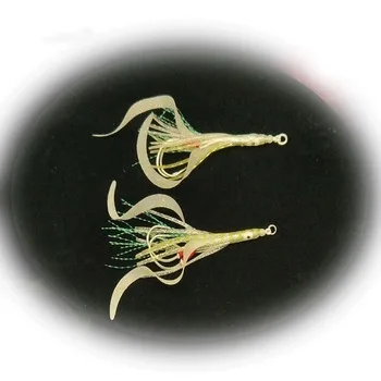 Wholesale  Silicon  Inchiku  Squid fishhooks  assit hook for fishing jig