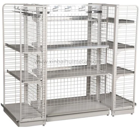 Hot Wire Back Steel Store Heavy Layer SETS Rack Supermarket Shelf For Dollar Stationary Convenience Store