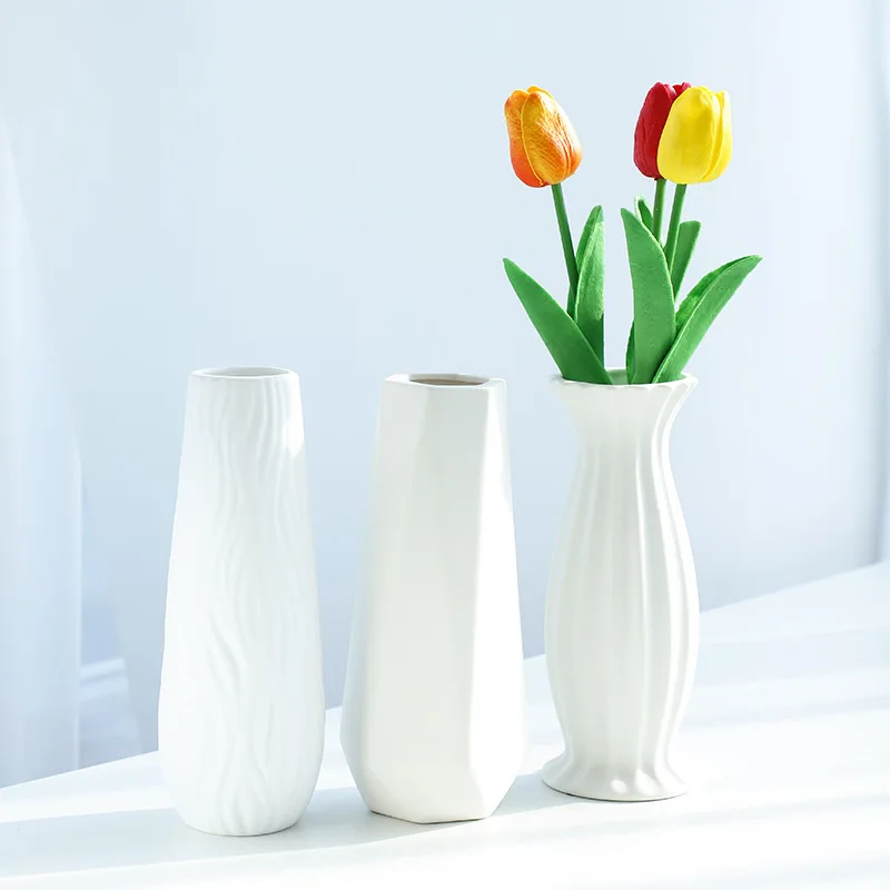 Decorative wedding vase artificial flower wholesale ceramic vase for table centerpieces
