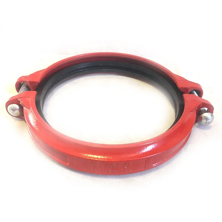 XHYXFire Joint flexible coupling with red color Grooved pipe fitting
