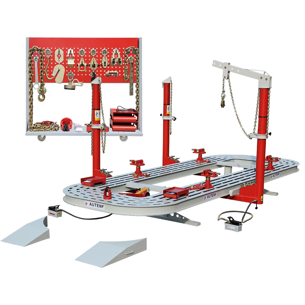 Auto Body Collision Repair Equipment Frame Machine with 3 pcs pulling towers
