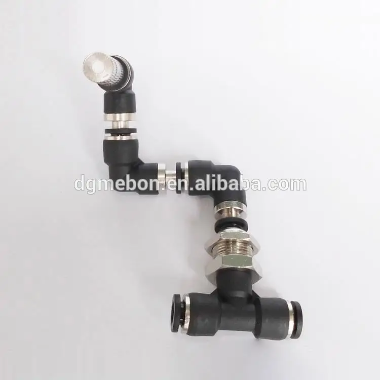 1 way 360 degrees fog spray nozzle with connector for reptile