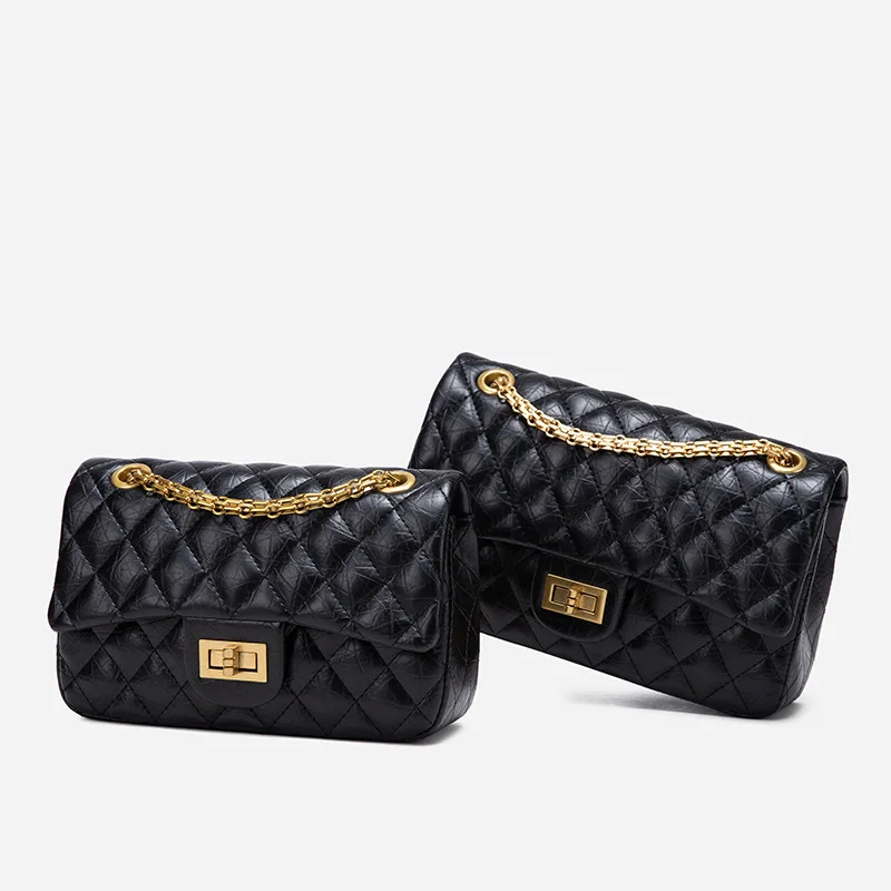 Factory spot 2022 new elephant pattern rhombus shoulder all-match chain diagonal bag