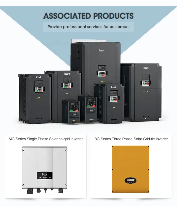 INVT 220v 3 phase 3kw IP54 Invt solar pump inverter with mppt