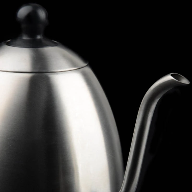 Q NEW Eu Plug,Hand-Washed Coffee Pot Barista Special Drip-Type Fine Mouth Pot 1L Long Mouth Pot