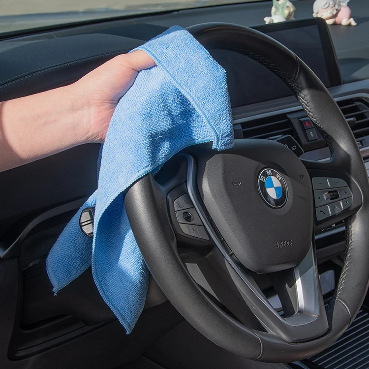 high quality nano fiber small white hotel microfiber cleaning cloth towel for car for glasses pump hot pink with logo