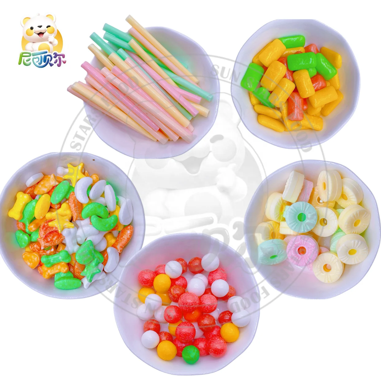 Wholesaler Soft Candy in Cartoon Toy Style Big Baby Bottle Hangs Every Flavor CC Stick Gummie Watermelon Bubble Gum Dinosaur Egg