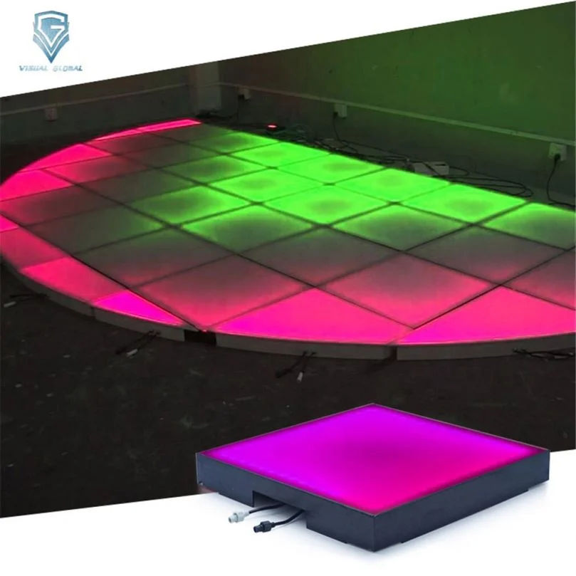 Rainbow Wedding Events colourful of  Led Dancing Floor For Party Banquet Hall Dance Club