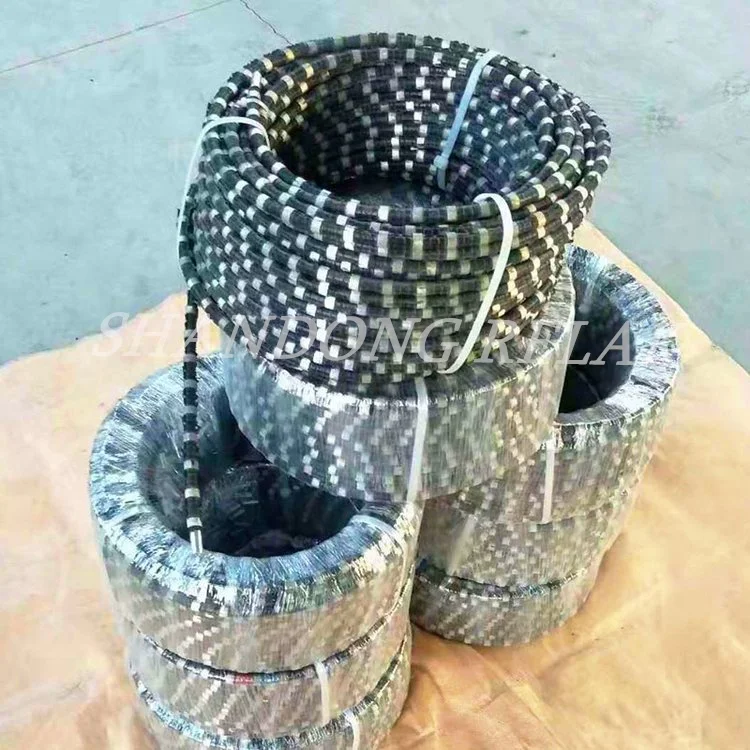 Электрический двигатель бетонная гидравлическая алмазная проволока гранитный мост Проволочная веревочная пила режущая машина