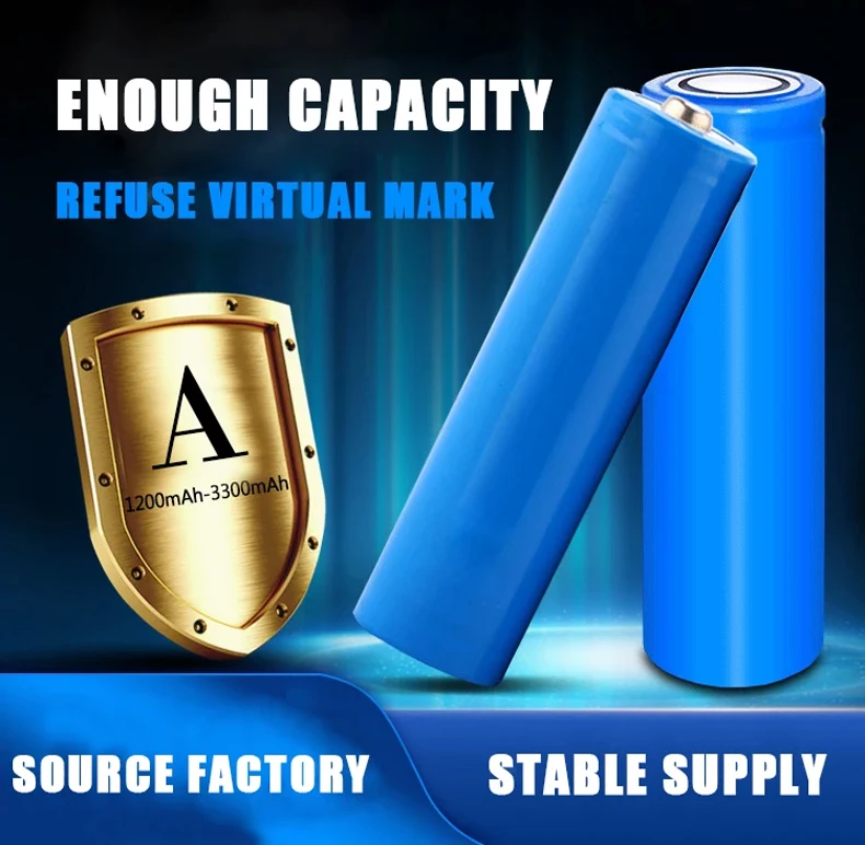 Hot Sale Bulk Stock High Capacity  Cylindrical Lithium Cell 18650 3.7V  2000mah to 3000mah Li Ion 18650 Rechargeable Battery