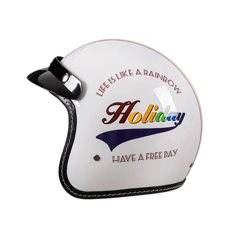 MONSTER PARK preferential price wholesale vintage motorcycle helmet scooter half helmet ski helmet