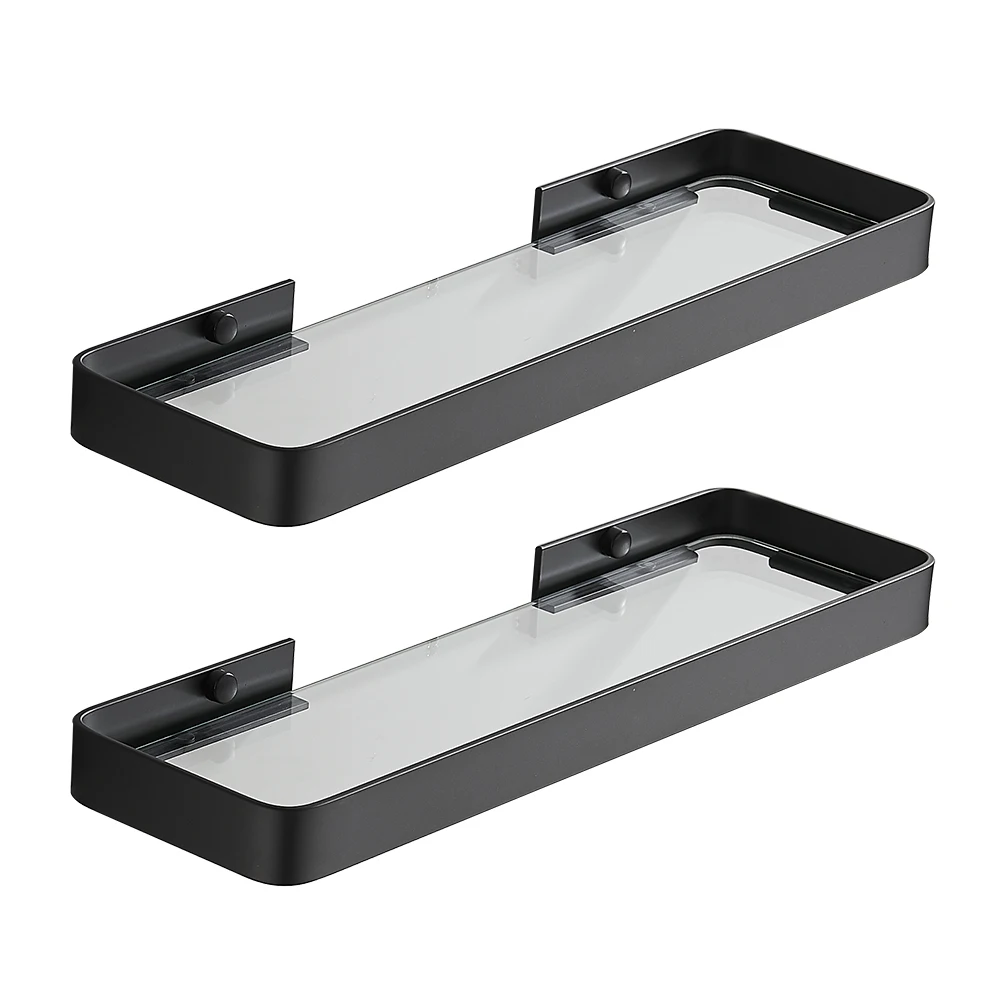 Modern Kitchen Aluminum Bathroom Accessories  Corner Shower Shelving Rack Wall Mounted Corner Shelf