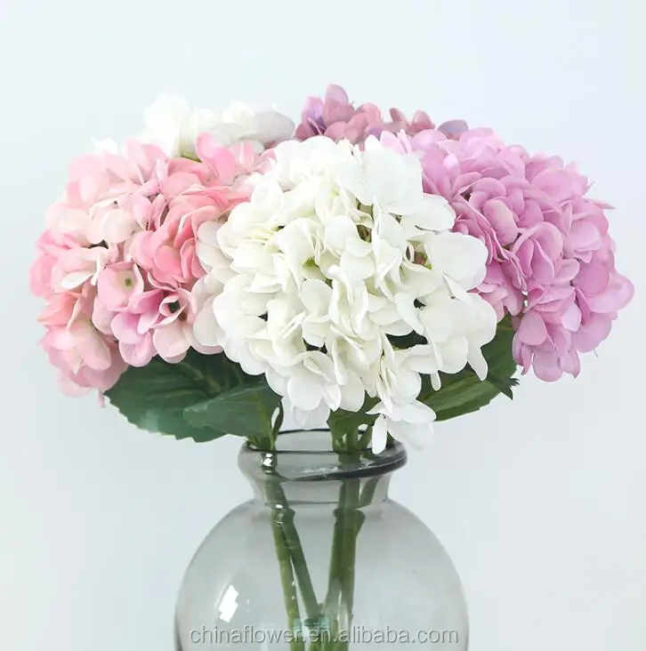 FC3007 Silk flowers hydrangea flower  for wedding decoration