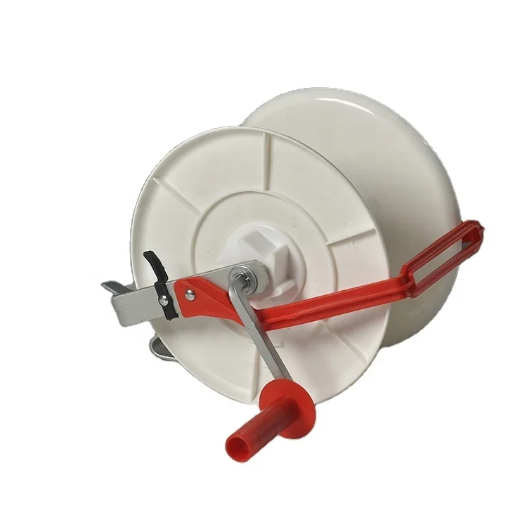 easy handing wind up rope electric fence polywire reel