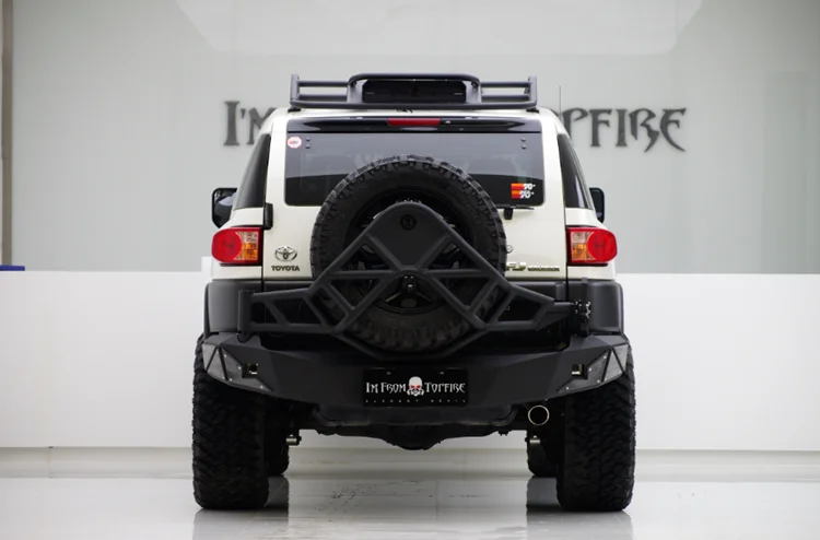 
Topfire Powder Coated Steel Exterior Part Rear Bumper for FJ Accessories 