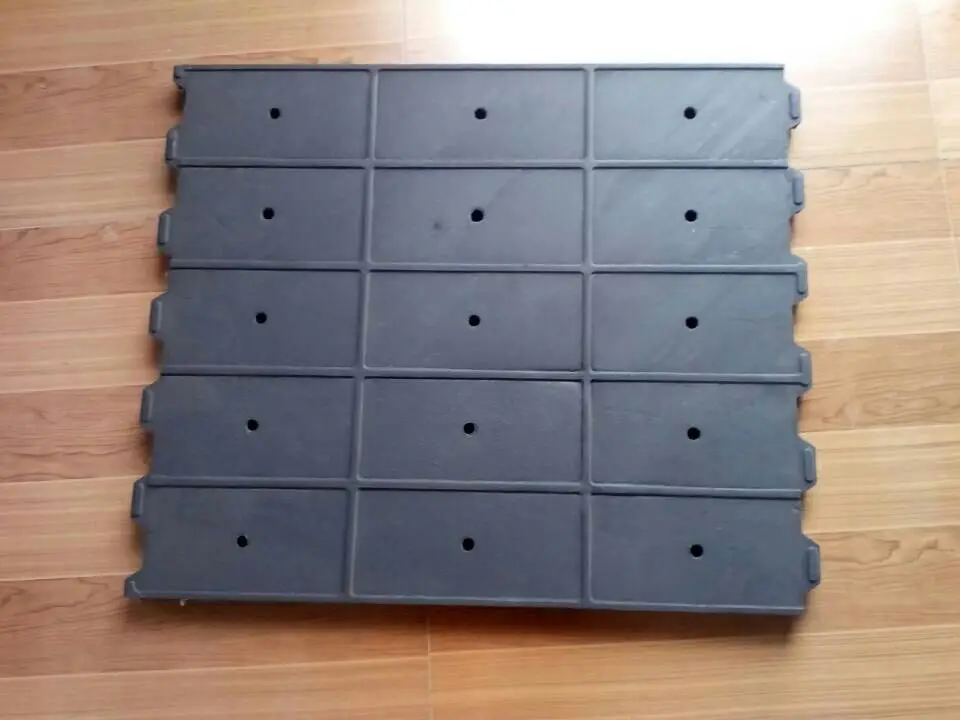 Swine farm flooring Casting iron floor with manure drain opening for pig cast iron pig flooring