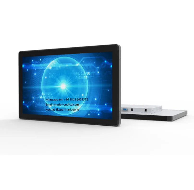 15.6 inch HMI KIOSK ATM VTM industrial financial Open frame PCAP capacitive USB touch screen Panel display monitor