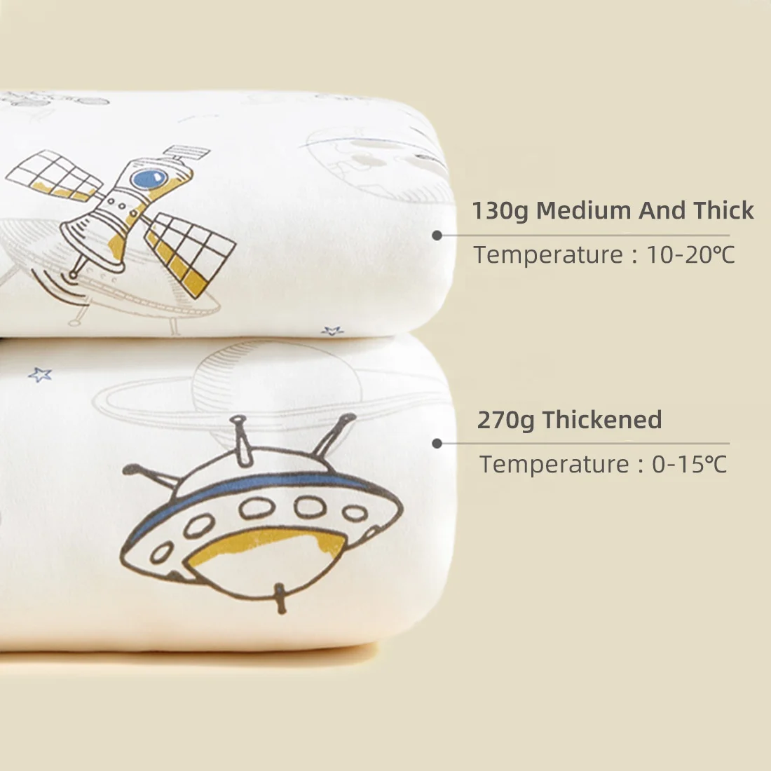 Custom wholesale baby blanket 100% organic cotton four season universal wear clothes newborn baby swaddle