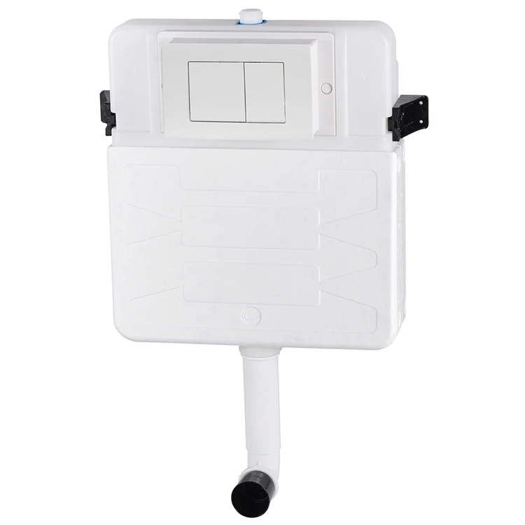 7.5L CE certified pneumatic dual flush concealed toilet tank for floor standing toilet