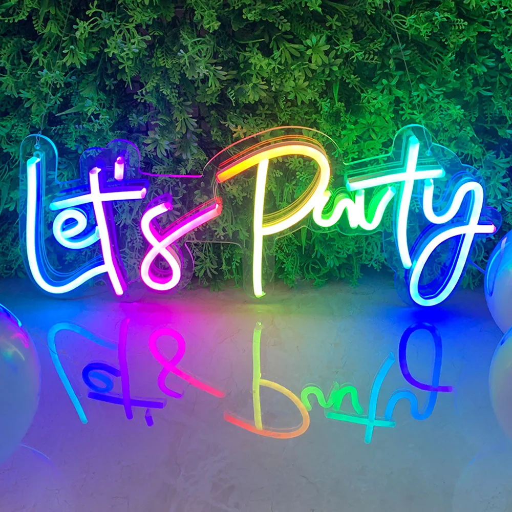 Custom outdoor acrylic neon signs love wedding neon sign party LED Neon Signs Letters