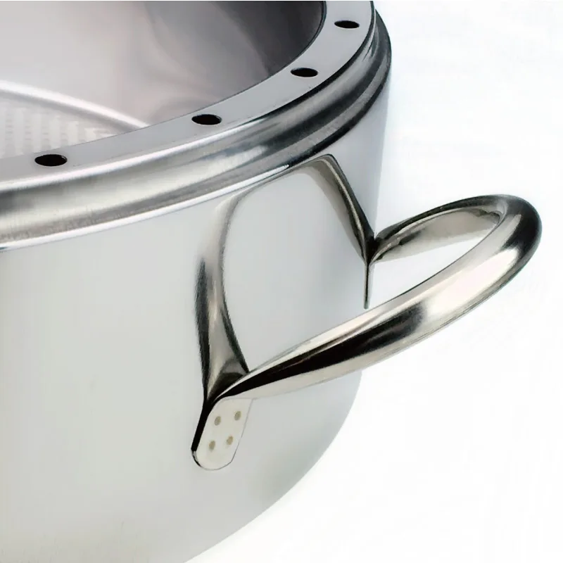 Factory Direct Supply Energy Saving Steamer Pot Queen Multi Purpose Steamer Induction Cooker and Gas Stove Stainless Steel