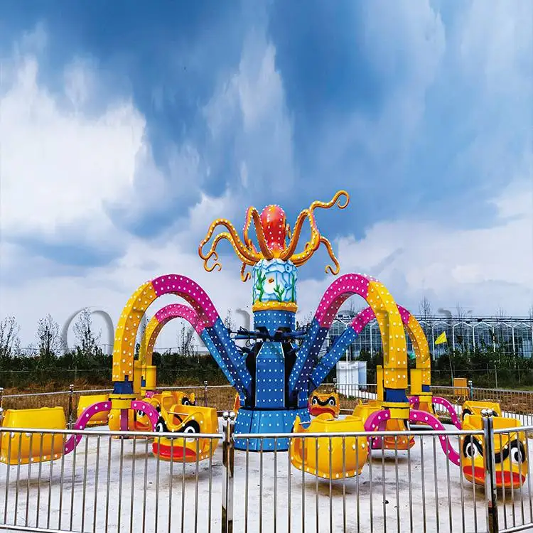 Theme Park Carnival Games Fun Fair Amusement Park Fun Park Equipment Attraction Rotary Octopus