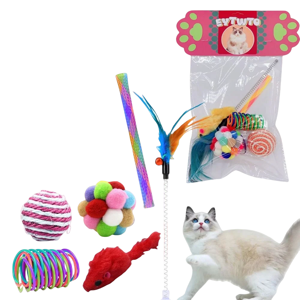 Cat Interactive Toys Variety of cat toys