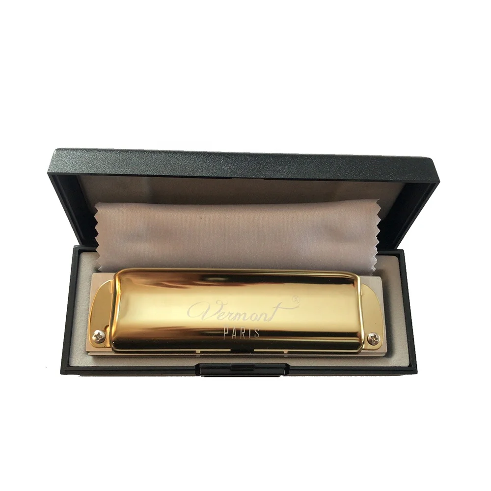 Accept OEM  Professional 10 Holes Blues Harmonica JH1020P1