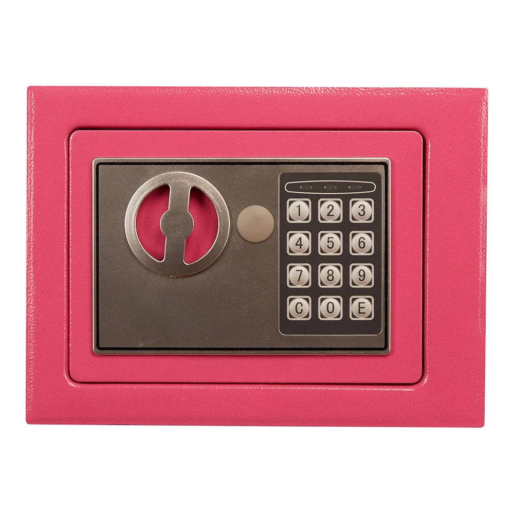
Home security carbon steel mini safe box  (1600229715840)