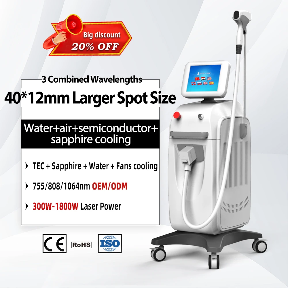 Maquina de depilacion/depiladora лазер profesional con лазерной diodo