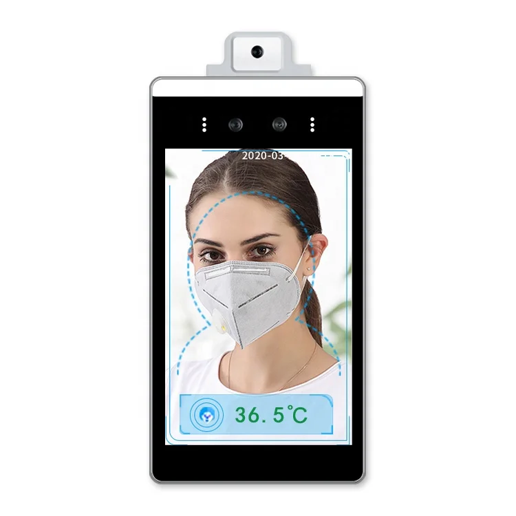 
Attendance machine body and face dynamic recognition and temperature device detector 