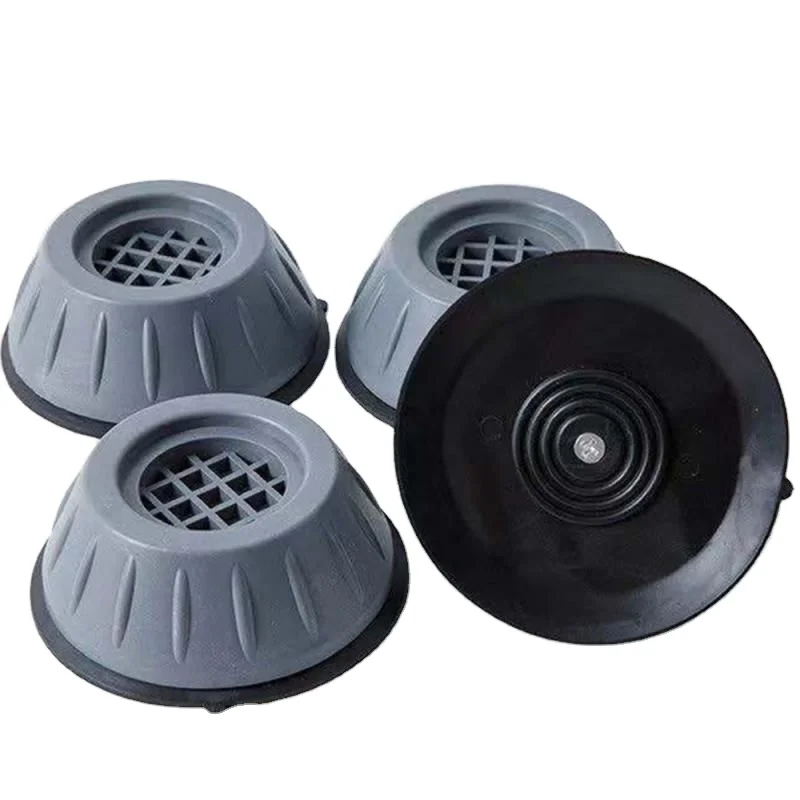 Anti Vibration Feet Pads Rubber Mat Slipstop Silent Universal Washing Machine Refrigerator Furniture Fixed Raiser Dampers Stand