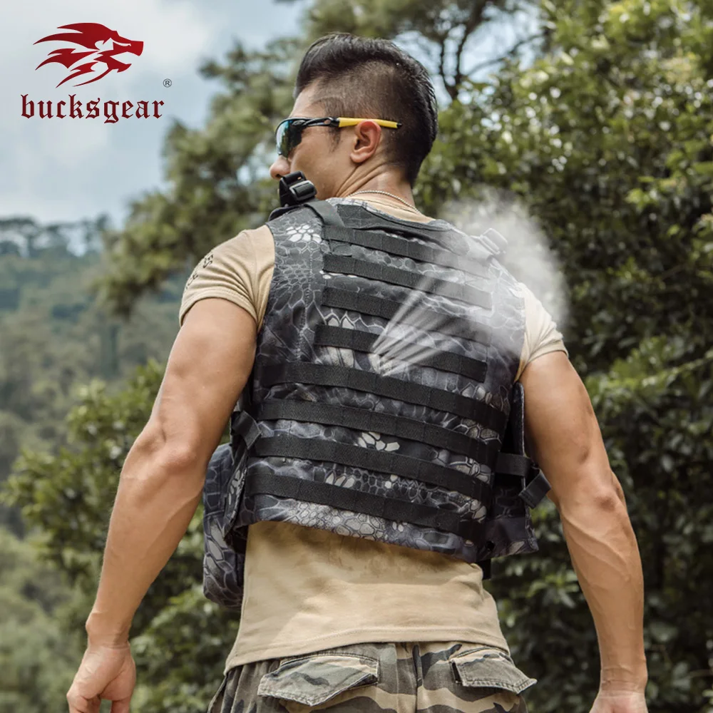 Bucksgear Comfortable new Classical army combat  tactical stab proof vest war game paintball vest military tactical combat vest
