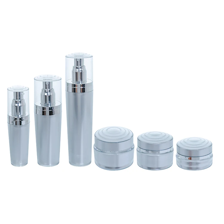 30ml 50ml 100ml Internal spray Jar bottle set Corrugated pump cover Corrugated tank lid cosmetic bottles and jars empty sets