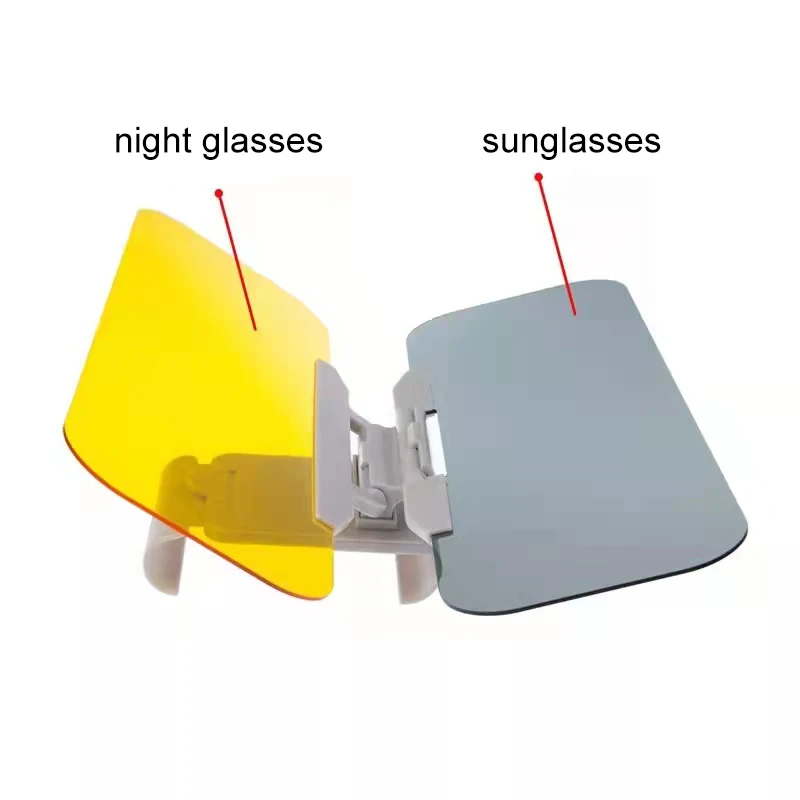 2 в 1 Автомобильный удлинитель солнцезащитного козырька для дня и ночи Универсальный антибликовый удлинитель для лобового стекла Защита от солнца для вождения