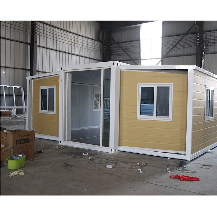 Prefabricated modular hotel luxury houses 40 feet shipping container home hotel with toilet office bathroom