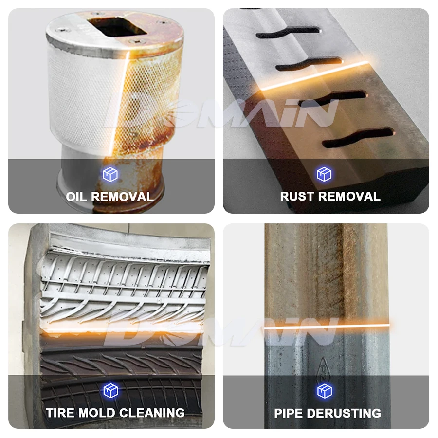 Domain Pulse Fiber Laser Cleaning Machine Metal Rust Remover Metal Laser Cleaner Cleaning Machine Laser