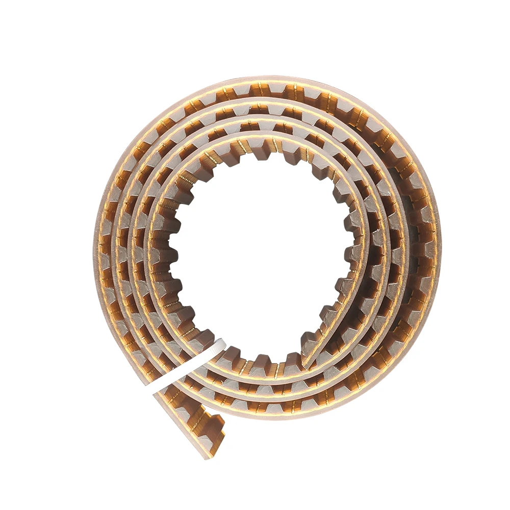 Copper-plated steel wire PU timing belt