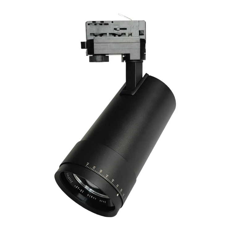 Modern Design Jewelry Shop Focus Adjustable LED Track Spot Light COB 7W 10W 15W 30W 45W Zoom Track Light