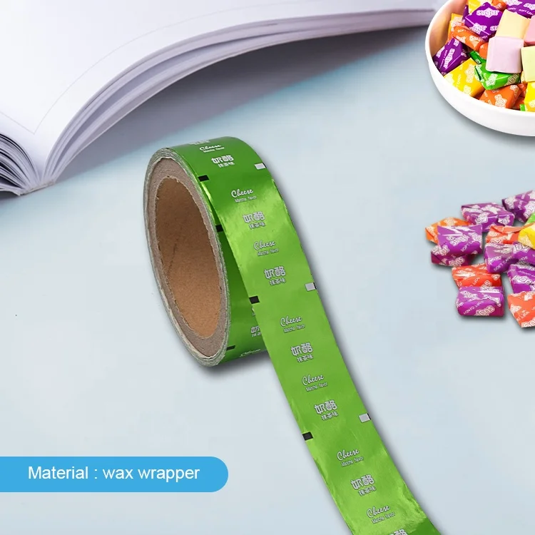 Custom Logo Design Printed Candy Snack Package Food Packaging Laminating Plastic Film Roll