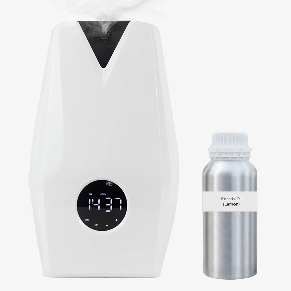 2021 new private label dropshipping LCD screen smart air freshener home hotel lobby plug in electric luxury scent diffuser