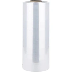 Customized black and pallet plastic wrapping PE lldpe stretch wrap film roll goods parcel packing stretching film manufacturer