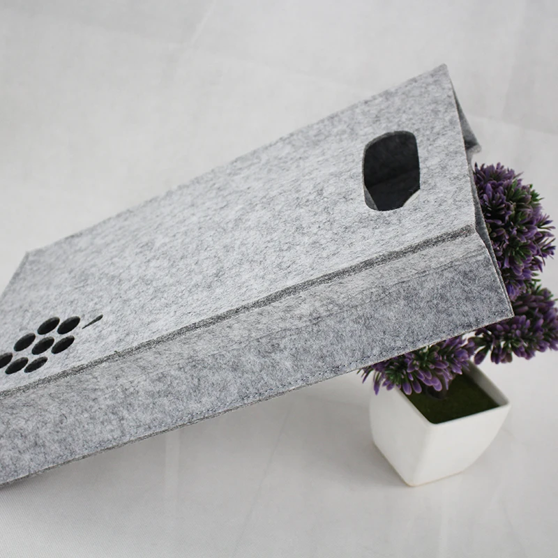 Hot Sell handmade Felt Wine Bottle bag