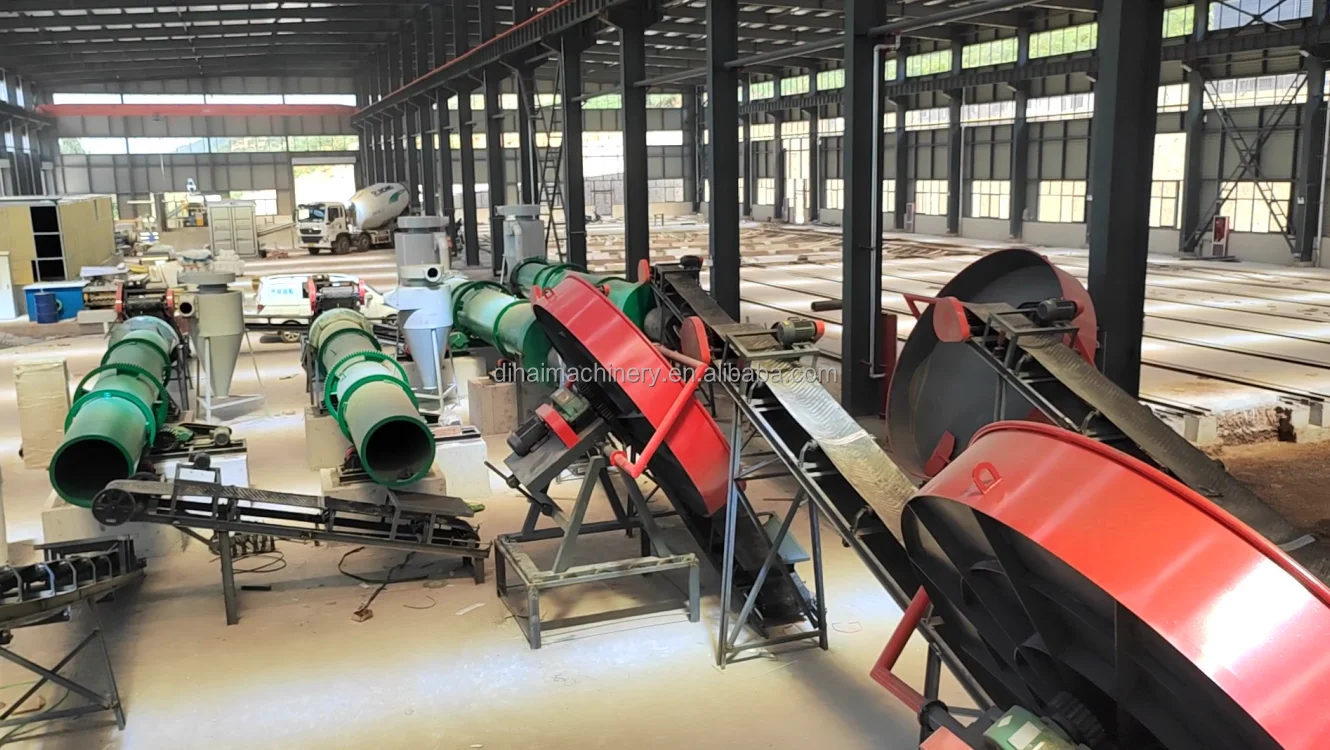 Organic Fertilizer Production Line Chicken Manure Cow Dung Fertilizer Pellet Making Manufacturing Machine