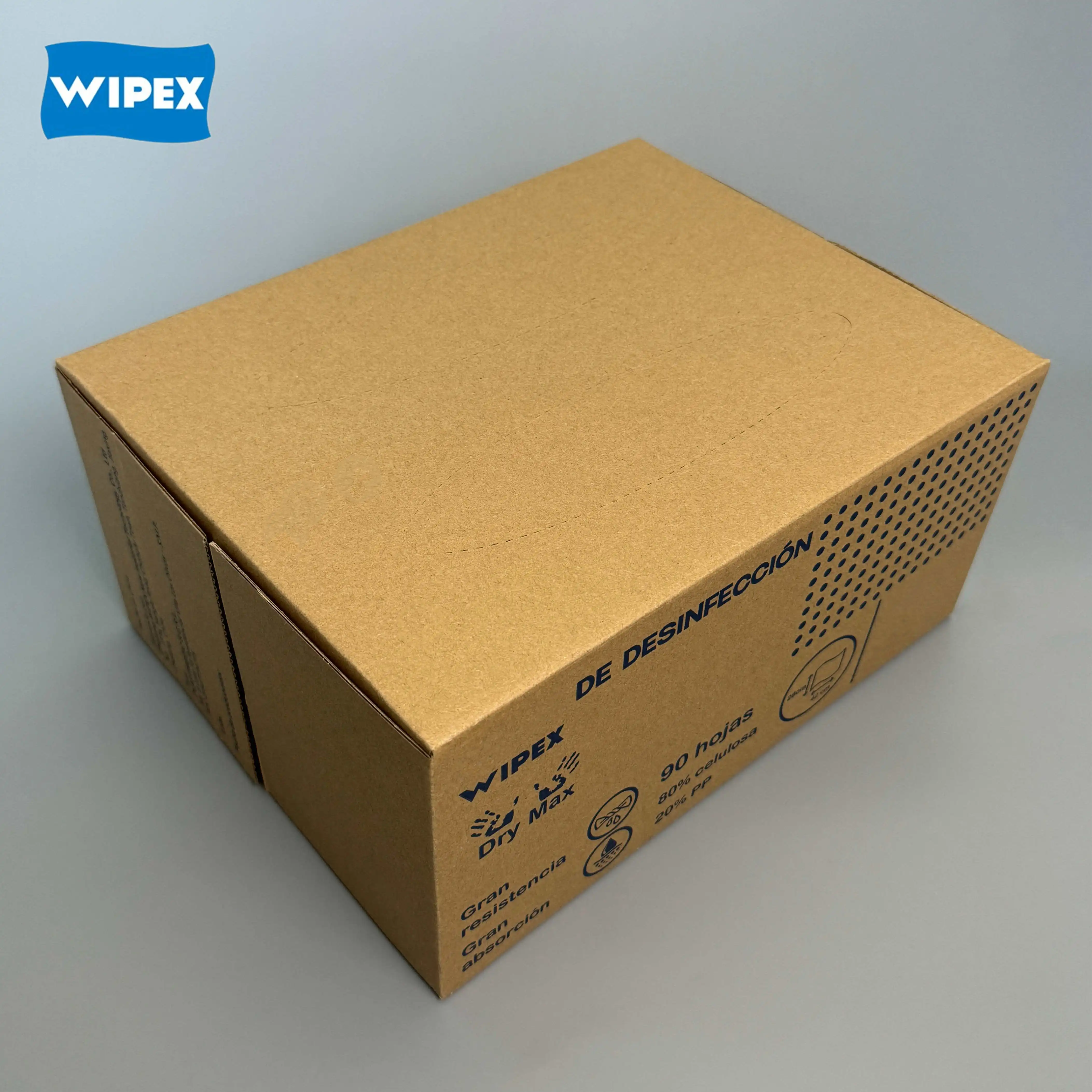 OEM 90pcs Lint Free Industrial Cleaning Dry Disposable Wipes Paper Sheets Heavy Duty Shop Towels In Box