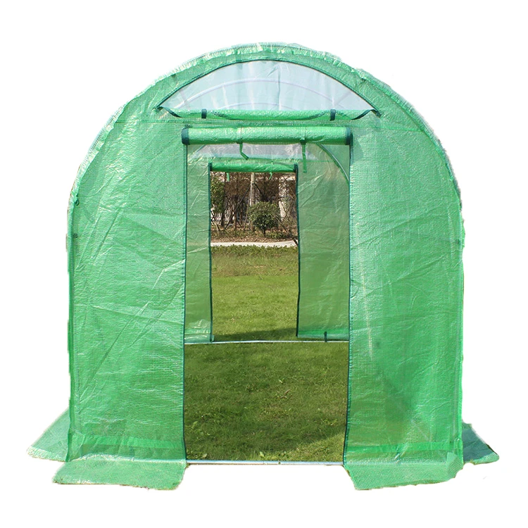 TLSP119 agricultural polycarbonate tunnel greenhouse factory direct UV protected polytunnel greenhouse-6m2