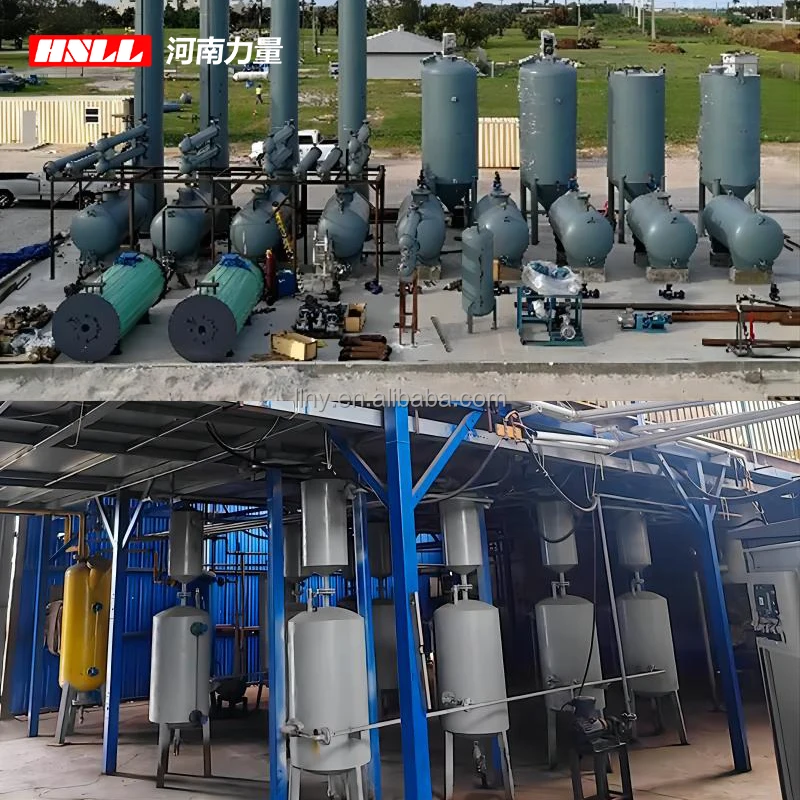 Unit That Turns Waste Lubricating Oil Into diesel to Generate Electricity for the Generator Distillation Equipment