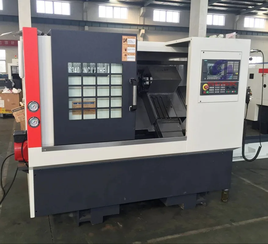 2021 Cnc Lathe Turning Center Slant Bed 10-Inch Hollow Hydraulic Chuck 5axis Cnc Metal cutting Milling Machine Slant Bed Lathe